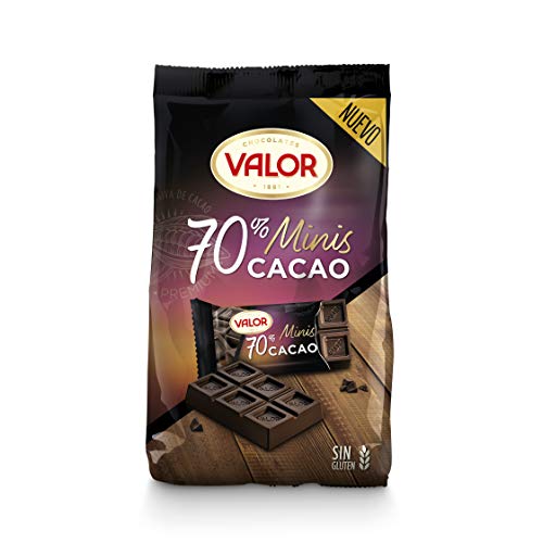 Chocolates Valor Minitabletas Negro 70% 200G 200 g