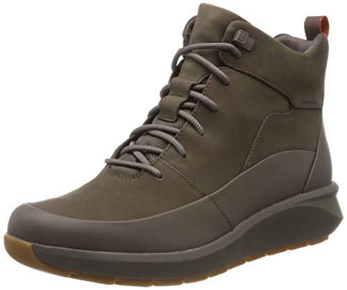 Clarks Un Venturehi, Botines Mujer, Gris (Taupe Combi Taupe Combi), 41 EU