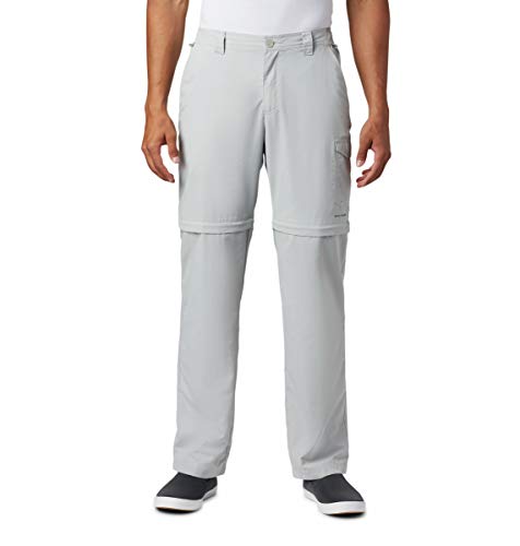 Columbia Blood and Guts III - Pantalón Convertible para Hombre, Color Gris frío, 50 x 32 cm