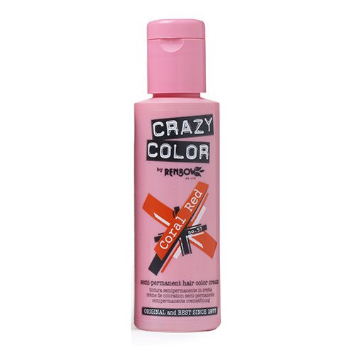 Crazy Color Coral Red Nº 57 Crema Colorante del Cabello Semi-permanente