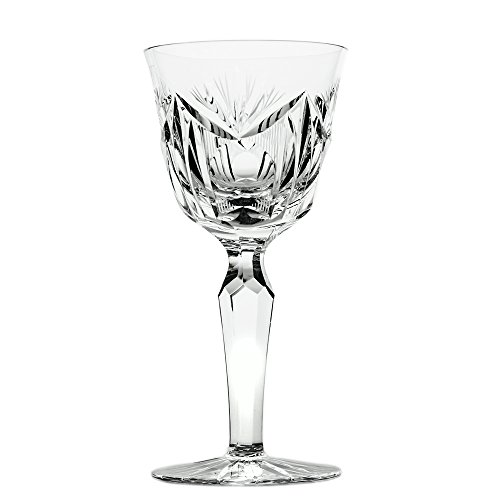Cristal de Bohemia Lady Copas Vino Talladas, Cristal, 8x8x16 cm, 6 Unidades