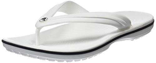 Crocs Crocband Flip, Unisex Adulto, White, 42/43 EU