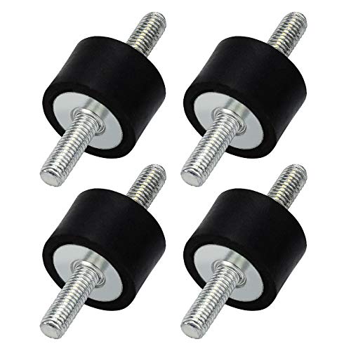 Demason 4 Pack M8 Caucho Monta Amortiguador, Amortiguadores de Caucho, Aisladores de Goma, Antivibración Silentblock para Coche Barco Bobinas, Equipos Electromecánicos, Motores de Gasolina