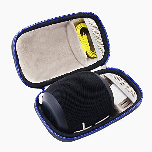 Duro Viaje Estuche Bolso Funda para Ultimate Ears WONDERBOOM/WONDERBOOM II - Altavoz Bluetooth impermeable con conexión por GUBEE (Negro)