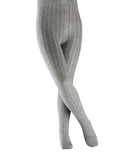 Falke Classic Rib, Medias Para Niñas, Gris (Light Grey), 134-146 cm