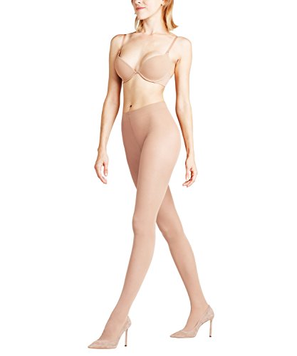 Falke Matt Deluxe 30 DEN W TI Medias, Beige (Cocoon 4059), L para Mujer