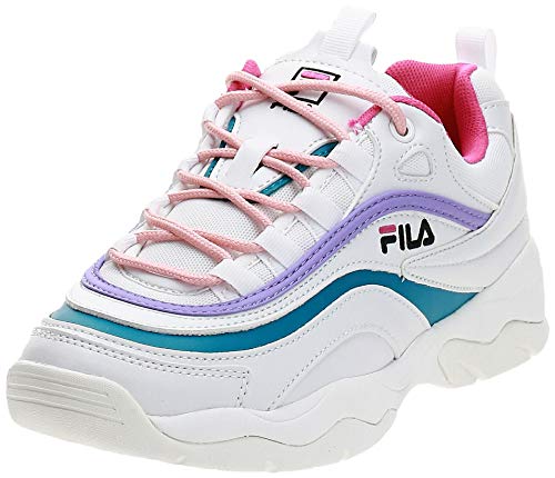 Fila Ray Low Wmn, Zapatillas para Mujer, Blanco (White 1010562-150), 37 EU