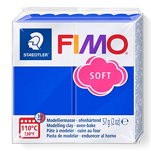 Fimo 8020 - Pasta de modelar, color azul brillante