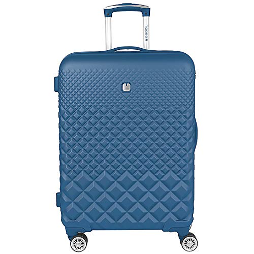 Gabol - Oporto | Maleta de Viaje Mediana Rigida de 47 x 67 x 25 cm con Capacidad para 62 L de Color Azul