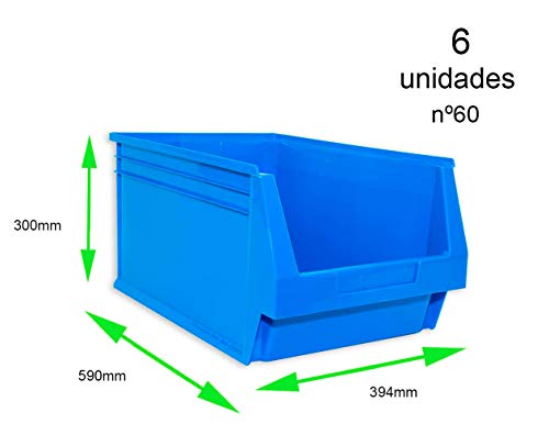 Gaveta Apilable 60(600P. Lote 6 unidades