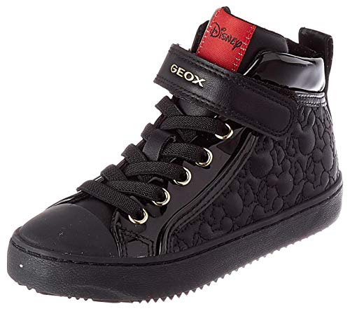 GEOX J KALISPERA GIRL G BLACK Girls' Trainers Hi-Top Trainers size 30(EU)