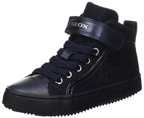 Geox J Kalispera Girl I, Zapatillas Niñas, Azul (Dk Navy C4021), 37 EU