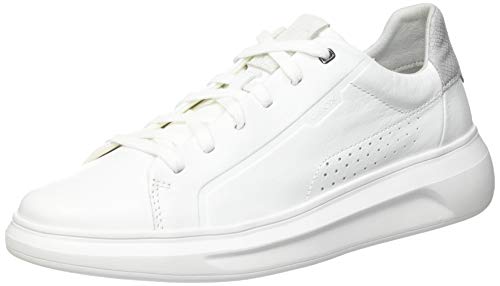 Geox U MAESTRALE B, Zapatillas Hombre, Color Blanco y Gris, 42 EU