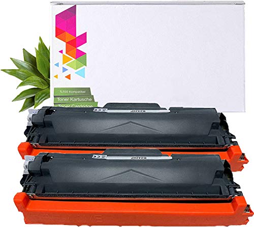 Getech 2 XXL Toner compatible para Brother TN-2420 TN-2410DCP-L2510 DCP-L2530 DCP-L2537 DCP-L2550 HL-L2310 HL-L2350 HL-L2357 HL-L2370 HL-L2375 MFC-L2710 MFC-L2710 MFC-L2730 MFC-L2735