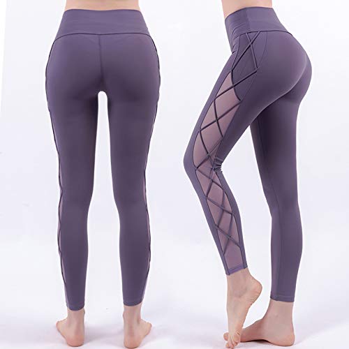 GHqY Mujer Cintura De Alta Cintura Desnuda Medias De Elevación De Cadera. Pantalones De Fitness Secado Rápido Running Sports Leggings Una Variedad De Colores Y Estilos para Su Elección,1M