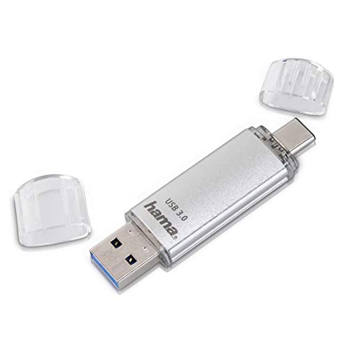 Hama - C de laeta, Type-c USB 3.1/USB 3.0, 32 GB, 70 MB/s, Plata