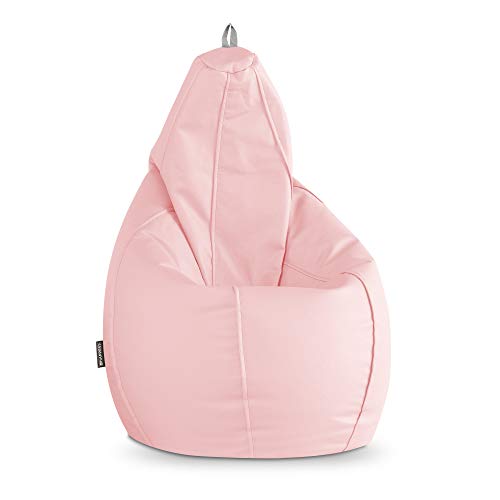 HAPPERS Puff Pera Polipiel Interior Rosa XL