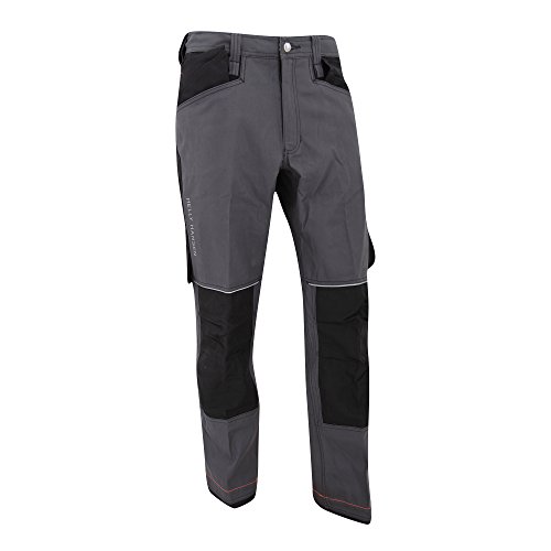 Helly Hansen - Pantalones de construccion Modelo Chelsea Hombre caballero (C60/Gris oscuro/Negro)