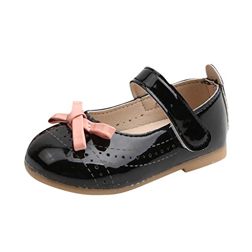 H.eternal(TM) - Zapatos primeros pasos de Pu para niña Negro Negro ( 6 mes