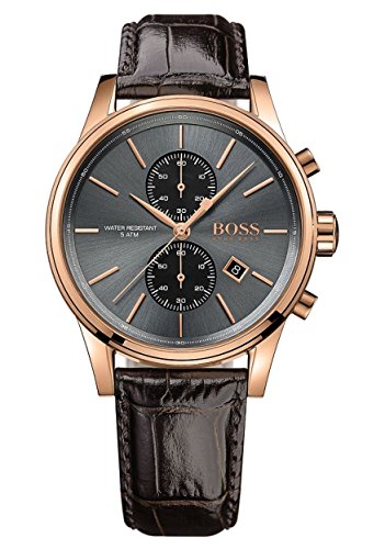 Hugo BOSS - Reloj cronógrafo para hombre de cuarzo con correa de piel - 1513281