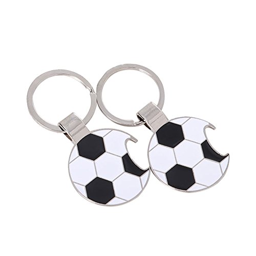 iTemer 1 Pieza de Moda Creativo de fútbol Copa Mundial de Metal Llavero abridor Bolsa Colgando Adornos joyería pequeña 7.4cm*3.8cm Style B