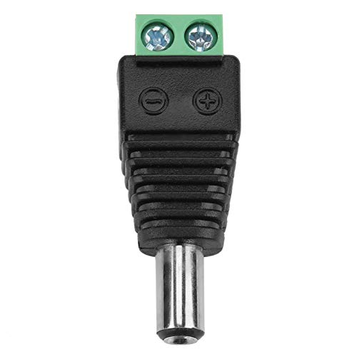 Jeanoko Conector de Terminal Adaptador de Terminal Enchufe de alimentación de CC Ahorro de Tiempo y Dinero Fácil de Instalar No Necesita Soldadura para la cámara CCTV conectada