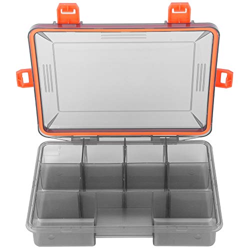 JPOYT-O Caja De Almacenamiento De Señuelos De Pesca Multifunción De Plástico, Accesorio De Aparejos De Cebo Impermeable De Rejilla Múltiple, Accesorios De Pesca