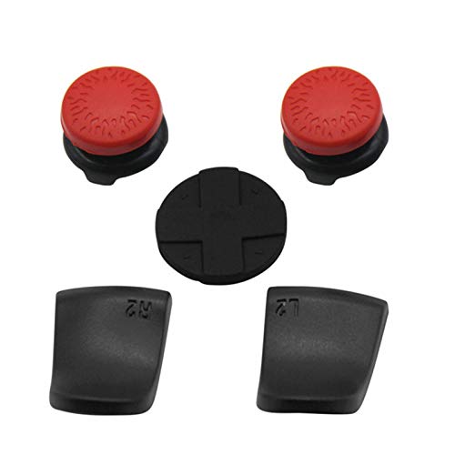 Juego de varillas de agarre de pulgar 5 en 1, Empuñaduras de pulgar para controlador PS5, Controlador PS5 Thumbsticks Joystick Cover, Extensores de gatillo L2 R2 para controladores de gamepad PS5