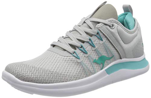 KangaROOS Kg-nimble Zapatillas Mujer, Gris (Vapor Grey/Turquoise 2035), 38 EU