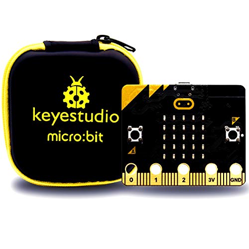 KEYESTUDIO BBC Micro:bit con 25 Luces led Que Puede detectar Movimiento,Control de música para Microbit Starter Kit