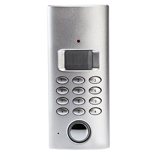 Kobert Goods SP61 – Alarma inalámbrica para puerta, ventana o vitrina, uso como sistema de alarma, protección antirrobo, seguridad para el hogar con entrada de código PIN y función de selección automática y alarma de 130 dB [Clase energética A]