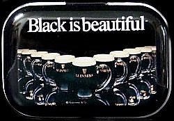 Lata (pequeño Guinness Black is Beautiful Mint lata pastillero Pastillero Menta Caja – 5 x 4 x 2., 5 cm