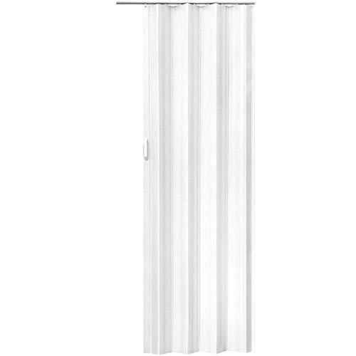 LD - Puerta corredera plegable de PVC (80 x 203 cm)