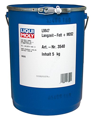 Liqui Moly 3540 Grasa de Larga Duración, LM 47, Langzeitfett + MoS2, D-GB, 5 kg