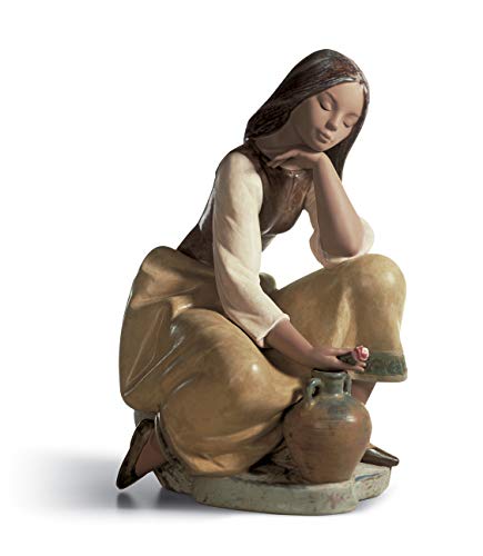 LLADRÓ Figura Cantarera Clásica. Figura Aguadora de Porcelana.