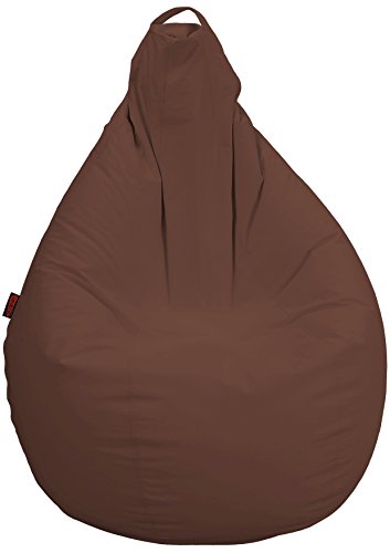 loconfort-Puff DE Pera XL, 25 Colores Envio 24/48 Horas, Fabricado EN ESPAÑA. 3 AÑOS DE Garantia, (85X85X135) Poli Piel Verde Manzana (XL Adulto, Marron)