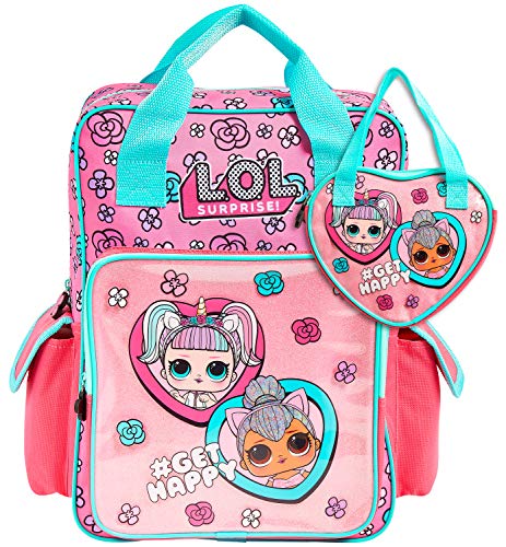 L.O.L. Surprise! Mochila Escolar Niña, Bolsa LOL Surprise Niñas con Muñecas LOL Unicornio y Kitty Queen, Mochilas De Viaje y Deporte, Regalos para Niñas