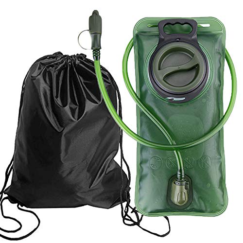 Lx-Top Vejiga de Hidratación Hydration Bladder A Prueba de Fugas BPA-Free Válvula de Cierre Automático Alto Flujo Gran Apertura para Deportes al Aire Libre y Aplicaciones Militares.