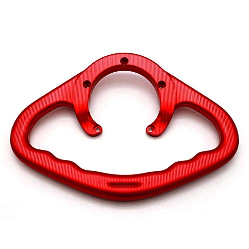 Motocicleta Accesorios Ajuste para Suzuki GSXR 600 750 1000 1300 HABUSA 2000-2019 CNC Motocicleta Pasaje de pasajeros Mano Agarre el Tanque Tank Grab Handles Armres (Color : Red)