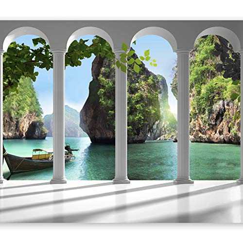 murando Fotomurales 450x315 cm XXL Papel pintado tejido no tejido Decoración de Pared decorativos Murales moderna de Diseno Fotográfico - Naturaleza Paisaje Mar 10110903-13