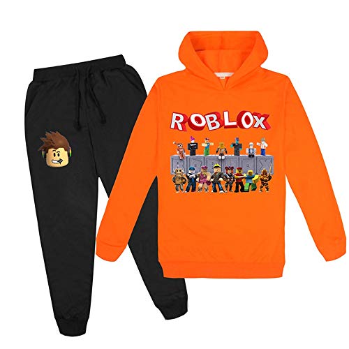 Niños Juegos Familiares Unspeakable 2 Piezas Conjuntos Sudaderas Con Capucha, Roblox La Camiseta De Los Puentes Y Los Pantalones De Chándal, Equipos Personajes De Dibujos Animados Pullover Algodón De