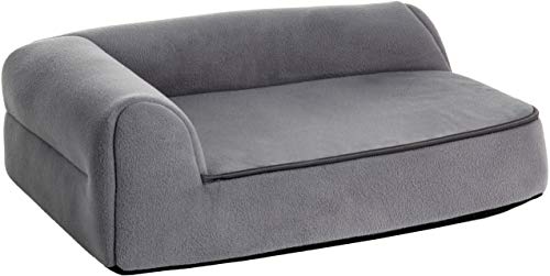 Orthopedic dog bed Ortho Visco, grey, 80cm x 60cm x 21cm Cama para Perro,