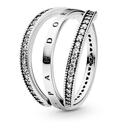 Pandora Anillo statement Mujer plata - 197404CZ-58