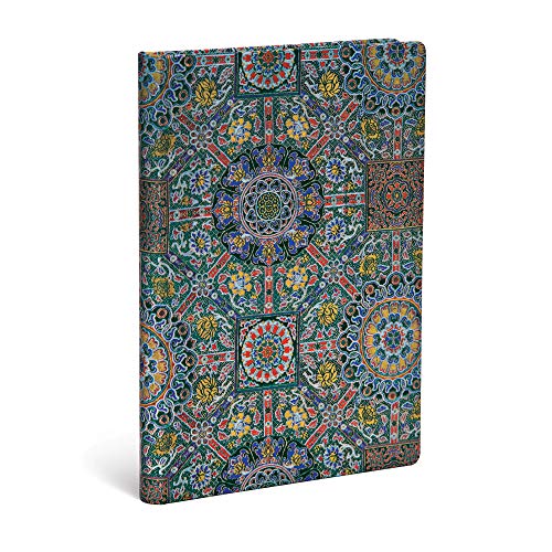 Paperblanks Hardcover Journals Padma | Liso | Midi (130 × 180 mm) (Sacred Tibetan Textiles)