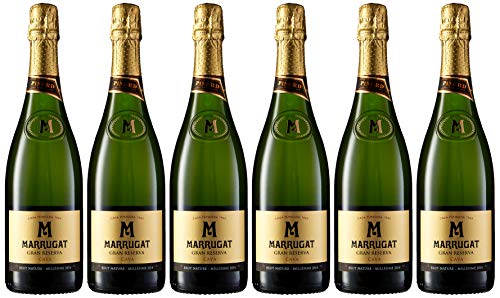 Pinord Marrugat Brut Nature Millesime Cava - Paquete de 6 x 750 ml - Total: 4500 ml