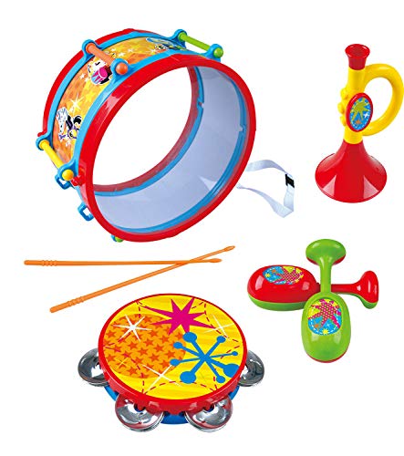 PlayGo D&S Vertriebs GmbH - Juego de 4 instrumentos para tambor y maracas