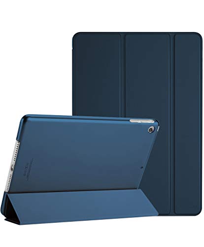 ProCase Funda Inteligente para iPad Air, Carcasa Folio Ligera y Delgada con Smart Cover/Reverso Translúcido Esmerilado/Soporte, para Apple iPad Air (A1474 A1475 A1476) –Azul Marino