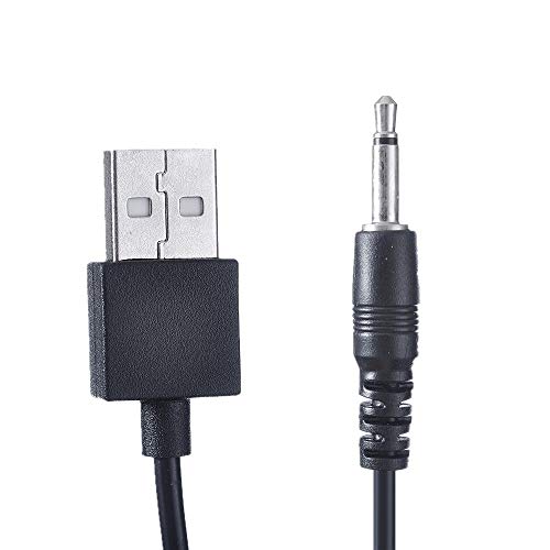 PROTEAR - Cable USB para auriculares de 3,5 mm macho AUX Audio Jack a USB 2.0 macho adaptador de cable de carga para PROTEAR auriculares recargables o dispositivo personal recargable 3,5 mm