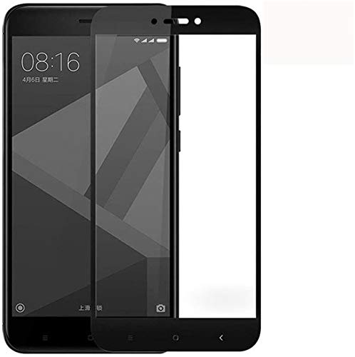 Protector de Pantalla para para Xiaomi Redmi 4X, Modoca La protección más simple y eficaz de la pantalla [Cobertura Completa] Protector Vidrio Templado para para Xiaomi Redmi 4X, Negro