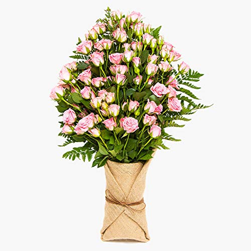 Ramo de rosas ramificadas - flores naturales a domicilio - Flores frescas - Envío a domicilio 24h GRATIS - Tarjeta dedicatoria incluida - Caja especial para ramos de flores naturales.